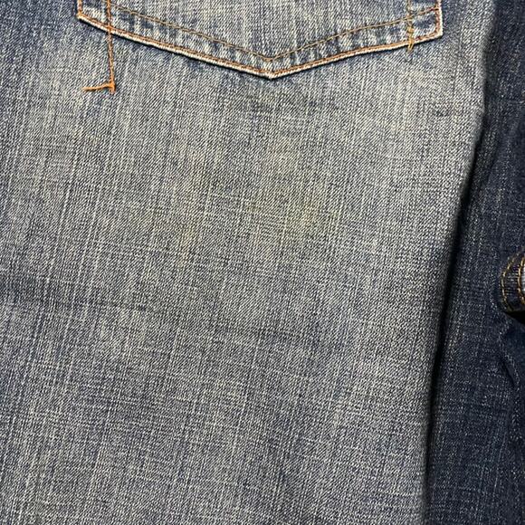 Y2K G Unit Jean Shorts Mens 42* Blue Baggy Streetwear Grunge 50 Cent Jorts Rap - Picture 3 of 12